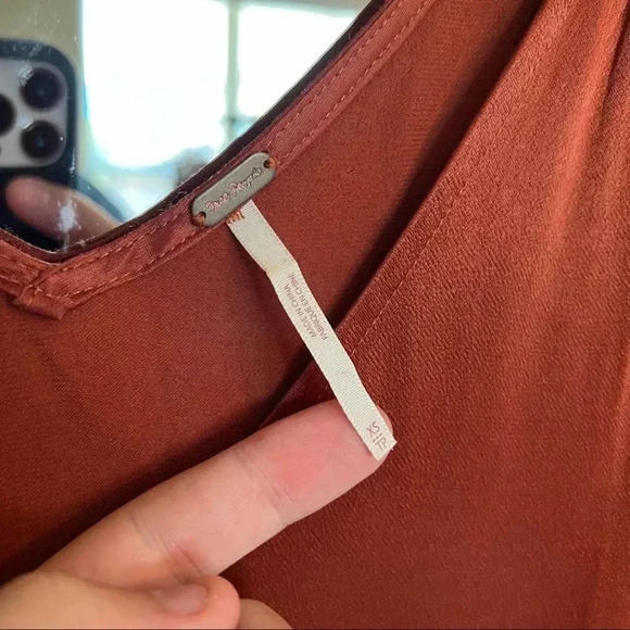 Free People Burnt Orange Dress - Picture 2 of 5